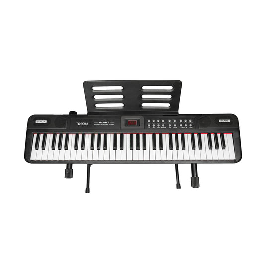 Torrins 61 Keys Keyboard for Beginners with Mic | MQ61A07