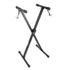 Torrins Adjustable Keyboard Stand – Heavy-Duty Portable Stand with Height Adjustment & Secure Locking Straps