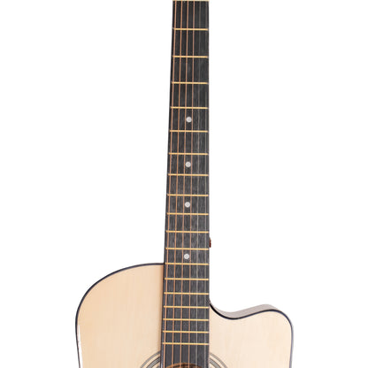 Torrins Beginner Series Acoustic Guitar: T38 - Beige | Glossy Finish