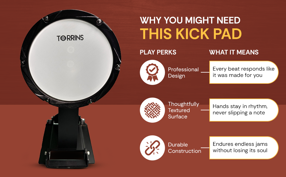 Torrins Drum Kick Pad
