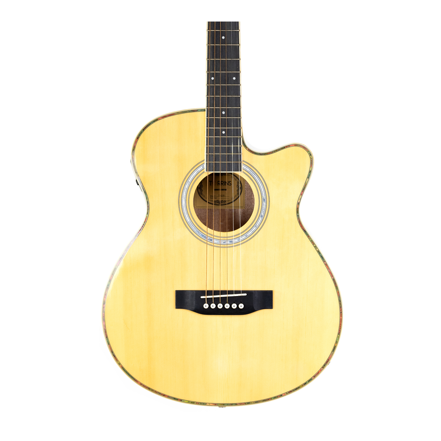 Torrins Semi-Acoustic Guitar - 30C/31C, 6-String Mahogany Guitar with Scientific Wood Fretboard
