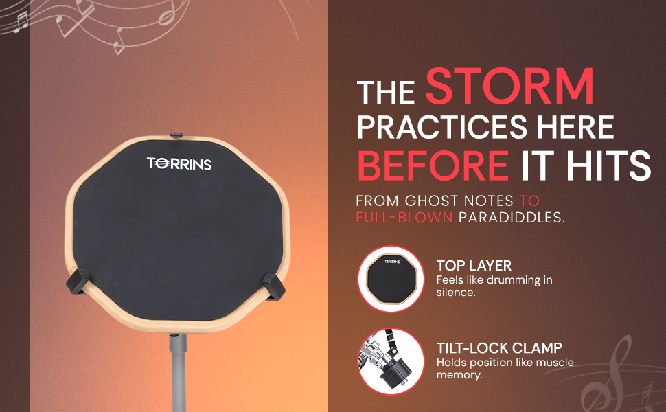 Torrins Drum Practice Pad