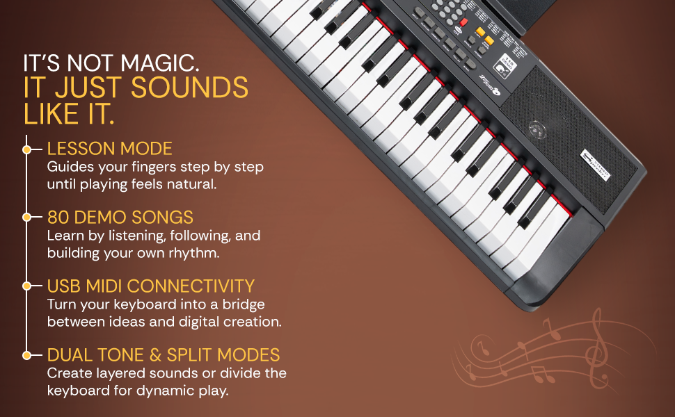 Torrins 61 Keys Multi-Function Electronic Keyboard for Beginners | Tork 1