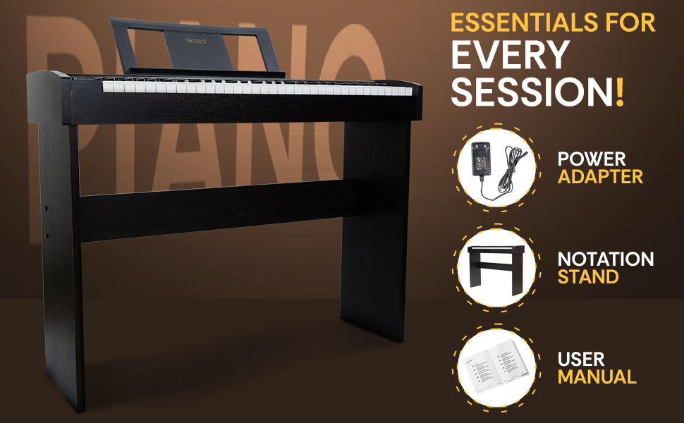 Torrins 61-Key Touch-Sensitive Piano Keyboard | TORP 5
